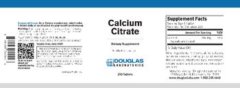 Douglas Laboratories Calcium Citrate - supplement