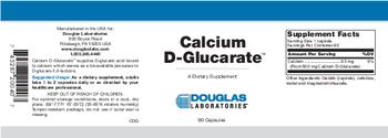 Douglas Laboratories Calcium D-Glucarate - supplement