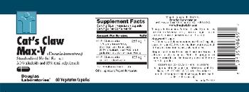 Douglas Laboratories Cat's Claw Max-V - standardized herbal extract