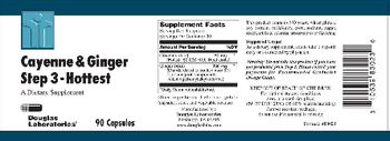 Douglas Laboratories Cayenne & Ginger Step 3 - Hottest - supplement