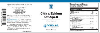 Douglas Laboratories Chia & Echium Omega-3 - supplement