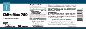 Douglas Laboratories Chito-Max 750 - supplement