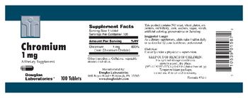 Douglas Laboratories Chromium 1 mg - supplement