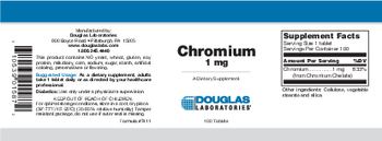 Douglas Laboratories Chromium 1 mg - supplement