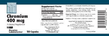 Douglas Laboratories Chromium 400 mcg - supplement