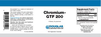 Douglas Laboratories Chromium-GTF 200 - supplement