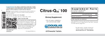 Douglas Laboratories Citrus-Q10 100 - supplement