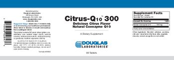 Douglas Laboratories Citrus-Q10 300 Delicious Citrus Flavor - supplement