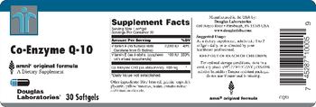 Douglas Laboratories Co-Enzyme Q-10 - supplement