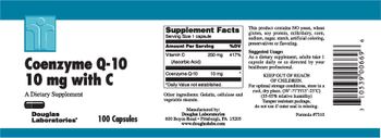 Douglas Laboratories Coenzyme Q-10 10 mg With C - supplement