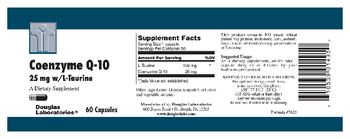 Douglas Laboratories Coenzyme Q-10 25 mg w/L-Taurine - supplement