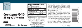 Douglas Laboratories Coenzyme Q-10 25 mg W/L-Tyrosine - 