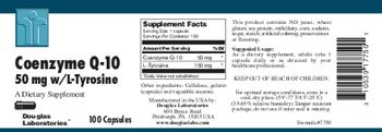 Douglas Laboratories Coenzyme Q-10 50 mg W/L-Tyrosine - supplement