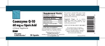 Douglas Laboratories Coenzyme Q-10 60 mg W/Lipoic Acid - supplement