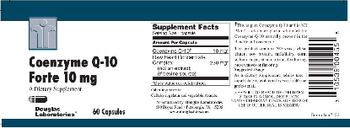 Douglas Laboratories Coenzyme Q-10 Forte 10 mg - supplement