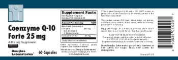 Douglas Laboratories Coenzyme Q-10 Forte 25 mg - supplement