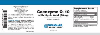 Douglas Laboratories Coenzyme Q-10 with Lipoic Acid (60 mg) - supplement