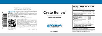 Douglas Laboratories Cysto Renew - supplement