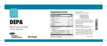 Douglas Laboratories DEPA Marine Lipid Concentrate - supplement