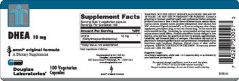 Douglas Laboratories DHEA 10 mg - supplement