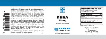 Douglas Laboratories DHEA 25 mg - supplement