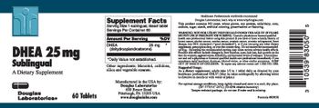 Douglas Laboratories DHEA 25 mg Sublingual - supplement