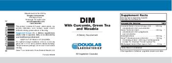 Douglas Laboratories DIM With Curcumin, Green Tea and Wasabia - supplement