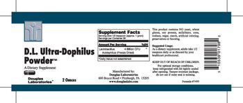 Douglas Laboratories D.L. Ultra-Dophilus Powder - supplement