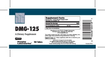 Douglas Laboratories DMG-125 - supplement