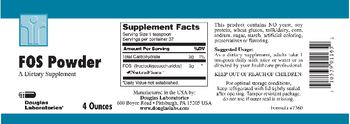 Douglas Laboratories FOS Powder - supplement