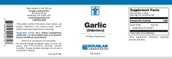 Douglas Laboratories Garlic (Odorless) - supplement