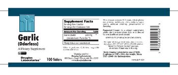 Douglas Laboratories Garlic (Odorless) - supplement