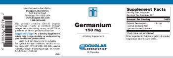 Douglas Laboratories Germanium 150 mg - supplement
