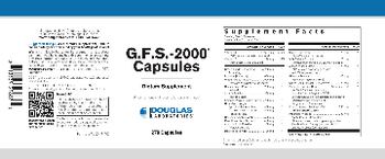Douglas Laboratories G.F.S.-2000 Capsules - supplement