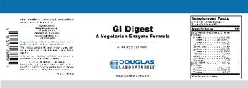 Douglas Laboratories GI Digest A Vegetarian Enzyme Formula - supplement