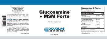 Douglas Laboratories Glucosamine +MSM Forte - supplement