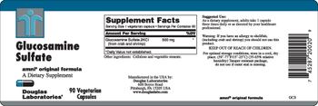 Douglas Laboratories Glucosamine Sulfate - supplement