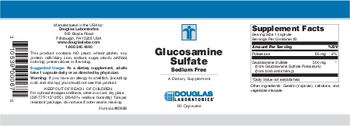 Douglas Laboratories Glucosamine Sulfate Sodium Free - supplement