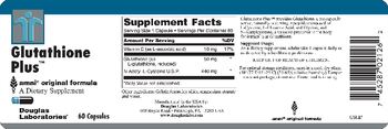 Douglas Laboratories Glutathione Plus - supplement