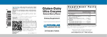 Douglas Laboratories Gluten-Dairy Ultra Enzyme Natural Berry Flavor - supplement