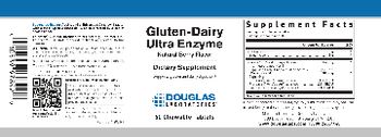 Douglas Laboratories Gluten-Dairy Ultra Enzyme Natural Berry Flavor - supplement