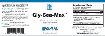 Douglas Laboratories Gly-Sea-Max Proprietary Brown Seaweed And Potato Protein Extracts - supplement