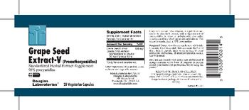 Douglas Laboratories Grape Seed Extract-V (Proanthocyanidins) - standardized herbal extract supplement