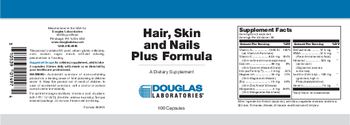 Douglas Laboratories Hair, Skin And Nails Plus Formula - supplement