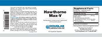 Douglas Laboratories Hawthorne Max-V - standardized herbal extract supplement