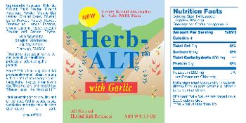 Douglas Laboratories Herb-Alt With Garlic - all natural herbal salt replacer