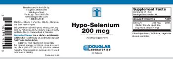 Douglas Laboratories Hypo-Selenium 200 mcg - supplement