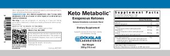 Douglas Laboratories Keto Metabolic Exogenous Ketones Natural Strawberry-Lemonade Flavor - supplement