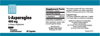 Douglas Laboratories L-Asparagine 400 mg - supplement