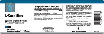 Douglas Laboratories L-Carnitine - supplement